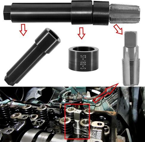 DT466E DT530E حاقن الوقود الإلكتروني مزيل الأكواب مجموعة المثبت مع 6 قطعة 9688K231 حاقن كأس كم التوصيل in Kuwait