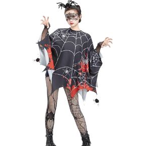 miccostumes Women's Costume Goth Cosplay Spider Web Cloak Halloween in Saudi Arabia