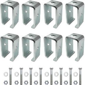 Channel Trolley Track Hanger Bracket for UNISTRUT Strut Channel, 1-5/8 Intermediate Support Hange Bracket for All 1-5/8" Channel Trolley Track (6 Set) in Kuwait