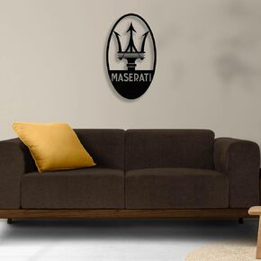 Wita Home Car Logo Metal Wall Art, Decorative Automotive Decor for Garage, Office, or Living Room, Multiple Brands and Custom Choice Available (Porsche) in Kuwait