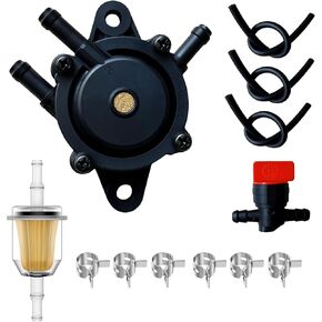مضخة الوقود لبريغز وستراتون 808492 808656 ميكوني، جزازة العشب عربة الغولف نادي السيارات مضخة الوقود أجزاء المحرك الصغيرة لجون ديري كاواساكي ياماها هوندا مع فلتر وخرطوم الزيت in Kuwait