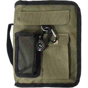 Bible Cover Case for Men Women Army Green Camo Medium Bible Cover with Durable Handle Quilted Carrying Case Prayer Church Scripture Tote Bible Case Scout Book Cover with Compass Carabiner Camouflage in Kuwait