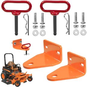 مجموعة واحدة من وصلة المقطورة تناسب Scag Patriot SFZ، Liberty Z SZL، Scag Turf Tiger STT، 2015 & Up Freedom Z، لجزازة الركوب بدون دوران، مع مجموعة مسامير النقل وفتحة تثبيت معرف 3/4 بوصة، ومزلاج ومشبك R in Kuwait