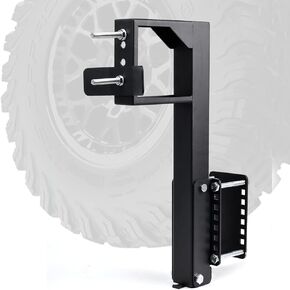 حامل الإطارات الاحتياطية RV، دعامة تثبيت ممتصة للصدمات شديدة التحمل بوزن 250 رطل، مناسبة عالميًا لمقطورة شاحنة التخييم 14/15/16 بوصة 4/5/6/8 عجلات العروة، رف حامل الإطارات لمصد خلفي مربع 4 بوصة in Kuwait