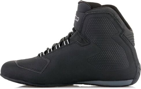 أحذية Alpinestars Sektor المقاومة للماء، أحذية ركوب الخيل كاجوال معتمدة من CE، 8، أسود/رمادي داكن/أحمر فلو in Saudi Arabia