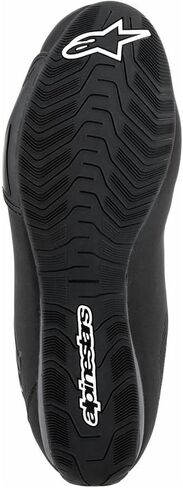 أحذية Alpinestars Sektor المقاومة للماء، أحذية ركوب الخيل كاجوال معتمدة من CE، 8، أسود/رمادي داكن/أحمر فلو in Saudi Arabia