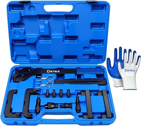 مجموعة أدوات توقيت قفل عمود الحدبات للمحرك، متوافقة مع VW Audi 2.0 2.4 2.5 2.8 3.0T 3.2 4.2 5.0 5.2، طوارق Q7 بورش 3.0T، A4 A6 A6L A8 Q5 Q7 R8، استبدال OEM T40133 T40070 T40058 T10172 in Kuwait