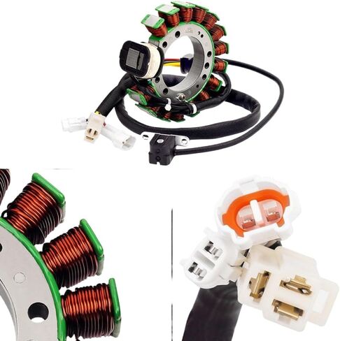 دراجة نارية مولد الجزء الثابت لفائف متوافق مع YFM350 YFM350X YFM350U YFM350FW YFM350ER YFM400 YFM400FW YFM 350 in Kuwait