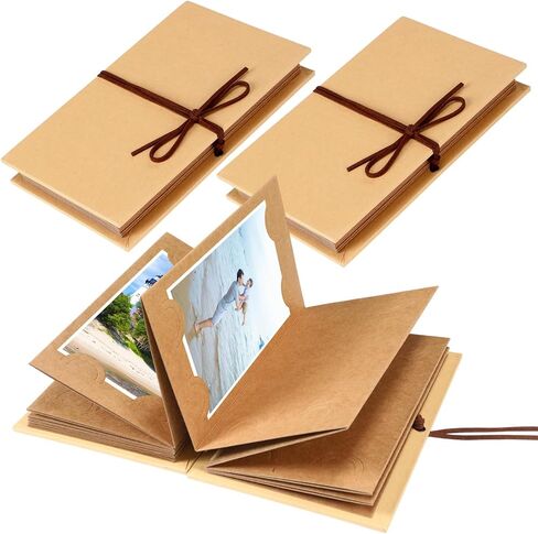 ألبومات صور من Mudder Scrapbooks صور مطبوعة يدويًا مقاس 10.16 × 15.24 سم صور من ورق كرافت يدوية الصنع لكتاب القصاصات في ذكرى الزواج والهدايا بعيد الحب in Kuwait