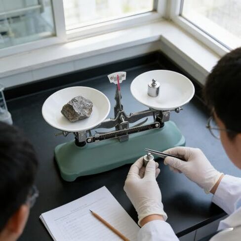 ميزان ميكانيكي ذو شعاع واحد، صينية ميزان ميكانيكي مع مجموعة الوزن، ملحقات التجارب الفيزيائية الكيميائية، أداة تعليمية مختبرية (100 جم) موازين ميكانيكية in Kuwait