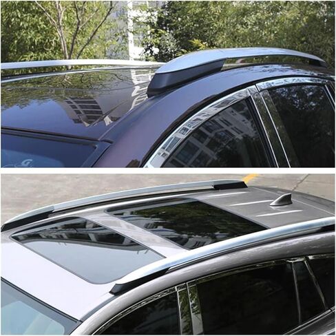 4 قطعة حامل سقفي السكك الحديدية نهاية غطاء قذيفة غطاء متوافق لتويوتا RAV4 RAV 4 XA40 2013 2014 2015 2016 2017 2018 in Kuwait