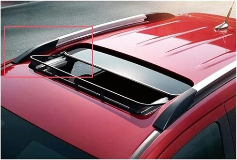 غطاء رف الأمتعة متوافق مع شيفروليه تراكس/المقتفي 2014-2017 حامل سقفي رف أمتعة بار غطاء نهاية السكك الحديدية غطاء غطاء الكسوة (الأمامي الأيمن) in Kuwait