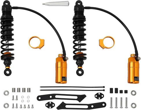 Green-L Remote Reservoir Rear Suspension Shocks Fit for Harley Touring Road King Glide Street Glide 2014-2025 in Saudi Arabia