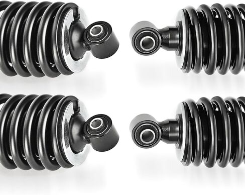 Full Shock Set Monotube Compatible With 2015-2022 Honda Pioneer 700 700-4 Responsive Handling Quality Tested Anti-foam Anti-shear Adjustable 51400-HL3-A41 52400-HL3-A51 in Saudi Arabia
