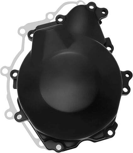 Left Engine Crankcase Stator Cover for Yamaha YZF R6 2003-2005, R6S 2006-2010, Black in Kuwait