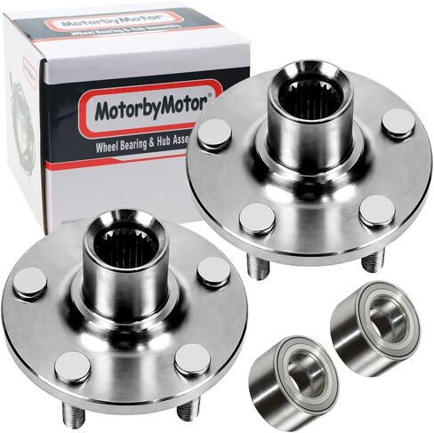 MotorbyMotor 2PK 930-400 محمل العجلات الأمامية ومجموعة المحور مع 5 عروات تناسب تويوتا كامري أفالون فينزا سيينا، تويوتا هايلاندر (2WD)، لكزس ES300H ES350، مجموعة محمل محور تويوتا-510063 in Saudi Arabia