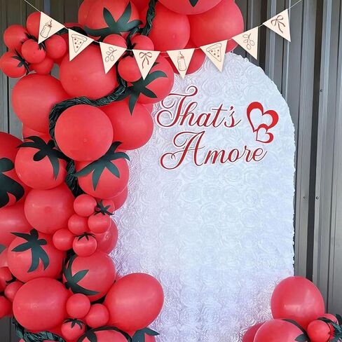 That's Amore Banner - Italian Theme Bachelorette Party Decor,That's Amore Theme Bridal Shower Decoration,Ciao Amore Party Pennant Banner (Amore Pennant) in Saudi Arabia