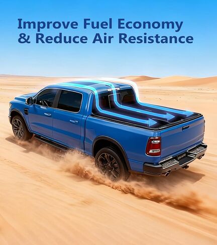 PM Auto Bed Cover 5.5ft for Toyota Tundra 2022-2026 Soft Roll-Up Tonneau Cover - Waterproof Pickup Truck Bed Covers Accessories with Easy Installation & Locking Design in Saudi Arabia