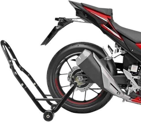 Rear Motorcycle Wheel Lift Stand 500Lbs Capacity Swingarm Spool Paddock Stand Compatible with Sport Bike in Kuwait