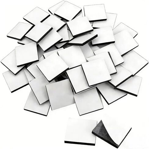 UPINS 120 Pack Double Sided Foam Tape Square Self-Adhesive Foam Tape Black Strong Tape Pads for DIY Art Crafts Supplies in Kuwait