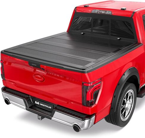 Mostplus 6.5FT غطاء تونيو صلب رباعي الطي متوافق مع 2015-2025 2026 Ford F150 F-150 2WD/4WD غطاء سرير شاحنة منخفض الحجم 78 بوصة in Kuwait