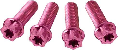 4pcs Foot Pegs Holder Bolts Screws Footpegs Mounting Bracket Nuts Titanium Alloy Kit for Surron Sur Ron Light Bee X/S Electric Bike in Saudi Arabia