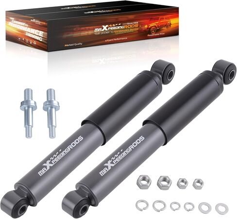 صدمة خفض أمامية maxpeedingrods 2-5 بوصة لسيارة Chevy C10/GMC C15 1963-1987، ممتص صدمات السقوط المشحون بالنيتروجين in Kuwait