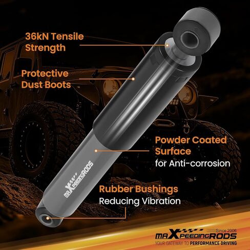 صدمة خفض أمامية maxpeedingrods 2-5 بوصة لسيارة Chevy C10/GMC C15 1963-1987، ممتص صدمات السقوط المشحون بالنيتروجين in Kuwait