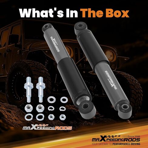 صدمة خفض أمامية maxpeedingrods 2-5 بوصة لسيارة Chevy C10/GMC C15 1963-1987، ممتص صدمات السقوط المشحون بالنيتروجين in Kuwait