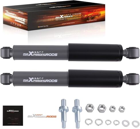 صدمة خفض أمامية maxpeedingrods 2-5 بوصة لسيارة Chevy C10/GMC C15 1963-1987، ممتص صدمات السقوط المشحون بالنيتروجين in Kuwait