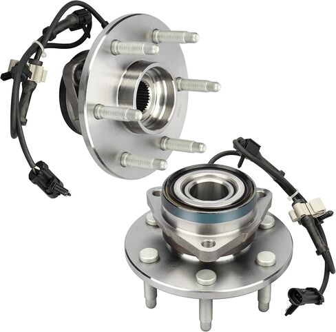 IRONTEK 4WD فقط 515036x2 محور العجلة الأمامية ومجموعة المحمل لكاديلاك إسكاليد، لشيفي أفالانش، إكسبريس 1500، سيلفرادو، سوبربان، تاهو، لجي إم سي سييرا، يوكون، سافانا 6 العروات مع ABS in Saudi Arabia