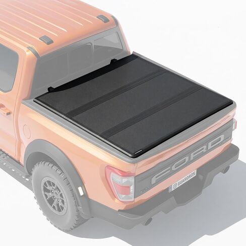 غطاء تونيو للشاحنة الناعمة القابلة للطي R5 متوافق مع 2015-2026 Ford F-150، غطاء ناعم من الفينيل لصيد الأسماك والمزرعة والأعمال التجارية والنزهات العائلية، مقاوم للماء والغبار ومقاوم للأشعة فوق البنفسجية (5.5 قدم) in Saudi Arabia
