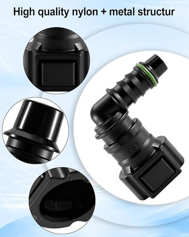 Fuel Line Repair Kit 30pcs 7.89mm 9.49mm 9.89mm to ID 8mm Fit for Machines Automotives and Boats, Fuel Line Quick Connector Set in Saudi Arabia