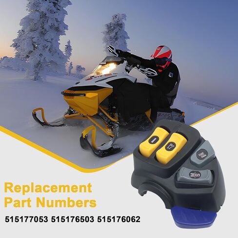 515177053 Left Hand Control Switch Housing Light Fit for Ski-Doo GSX MXZ Summit Renegade 800R 2008-2011, Replace# 515176503 ‎515176062 in Kuwait