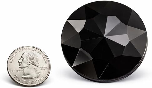 50mm Crystal H102 Extra Large Self Adhesive Round Jewels - 2 Pieces in Kuwait