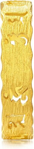CHOW SANG SANG Culture Blessings 999.9 24K Gold Price-by-Wight 2.62g Gold Buddhist Mantra Om Mani Padme Hum Ring للنساء 83215R | مقاسنا 12 / الولايات المتحدة 5.5 in Saudi Arabia