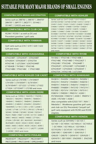 مضخة الوقود لبريغز وستراتون 808492 808656 ميكوني، جزازة العشب عربة الغولف نادي السيارات مضخة الوقود أجزاء المحرك الصغيرة لجون ديري كاواساكي ياماها هوندا مع فلتر وخرطوم الزيت in Kuwait