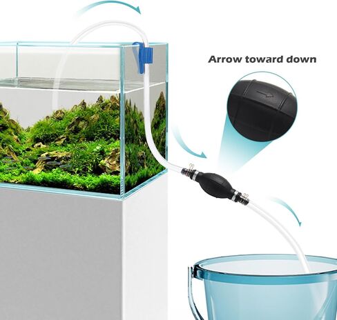 مضخة نقل الوقود للبنزين والغاز وزيت الوقود والبنزين والديزل وخزان المياه السائل، مضخة يدوية يدوية 1 مضخة نقل مع 2 خرطوم سيفون PVC متين (15 مم) مع مشبك خرطوم، أبازيم معدنية، نحاس in Kuwait