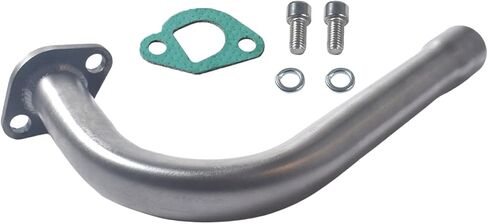 Exhaust Pipe with Muffler for Coleman CT200U BT200X Mini Bike,for GX160 GX200 Go Cart,for Predator 212cc Go Kart & Mini Bike Silver in Saudi Arabia