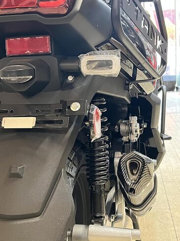 طقم كاتم صوت العادم عالي الأداء مع لمسة نهائية من ألياف الكربون للدراجات النارية ATVs GY6 150cc 200cc in Saudi Arabia