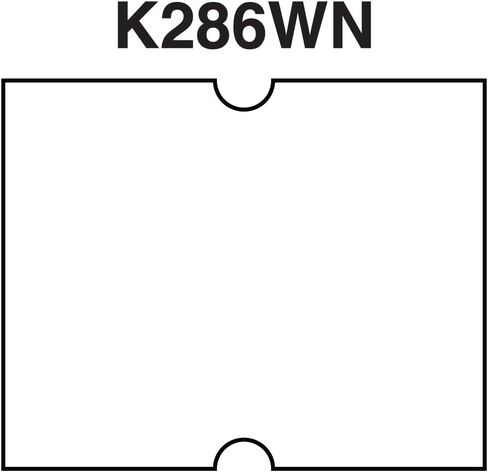 White with No Tamper Proof Slits Labels to fit Towa®GL/ SpeedyMark4/ Halmark Model "L" Price Guns 16 Pack (Free Ink Roll Included) in Saudi Arabia