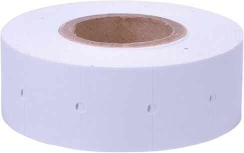 White with No Tamper Proof Slits Labels to fit Towa®GL/ SpeedyMark4/ Halmark Model "L" Price Guns 16 Pack (Free Ink Roll Included) in Saudi Arabia