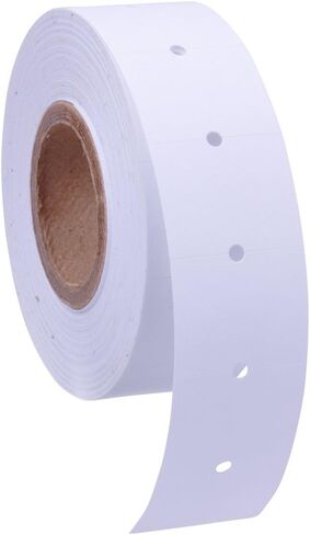 White with No Tamper Proof Slits Labels to fit Towa®GL/ SpeedyMark4/ Halmark Model "L" Price Guns 16 Pack (Free Ink Roll Included) in Saudi Arabia