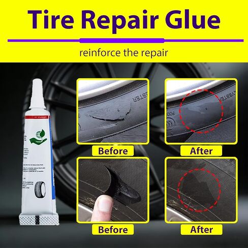 مسمار إصلاح الإطارات، مجموعات إصلاح الإطارات، مجموعات إصلاح الإطارات الفراغية، براغي مطاطية حلزونية، للسيارة والدراجات النارية والشاحنات وإصلاح ثقب إطارات الجرارات in Kuwait