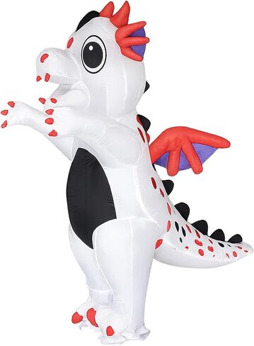 زي الديناصور الطائر القابل للنفخ للبالغين - بدلة تنين مجنح مضحكة للهالوين in Kuwait