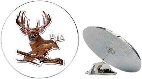 Deer Metal 0.75" Lapel Hat Pin Tie Tack Pinback in Saudi Arabia