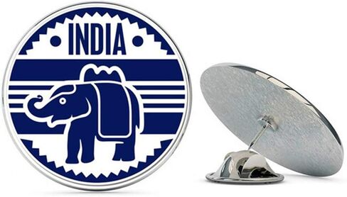 India Travel Metal 0.75" Lapel Hat Pin Tie Tack Pinback in Saudi Arabia