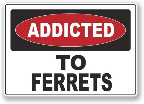 Addicted to Ferrets Round Metal 0.75 بوصة طية صدر السترة دبوس قبعة قميص دبوس ربط دبوس خلفي in Saudi Arabia