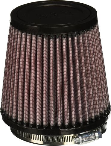 K&N Universal Clamp-On Air Intake Filter: High Performance, Premium Washable, Replacement Filter: Flange Diameter: 3.5 In, Filter Height: 4.5 In, Flange Length: 0.625 In, Shape: Round Tapered, RU-2790 in Saudi Arabia