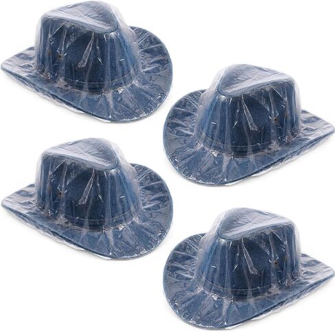 4 Pcs Cowboy Hat Cover, Unisex Cowboys Hats Covers Transparent Cowboy Hat Rain Cover for Dust Waterproof Hats Protector for Storage in Saudi Arabia